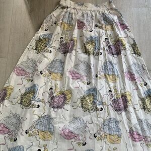 NWT Buru Women’s Dancing Girls Skirt size M/L pull on‎ white maxi summer